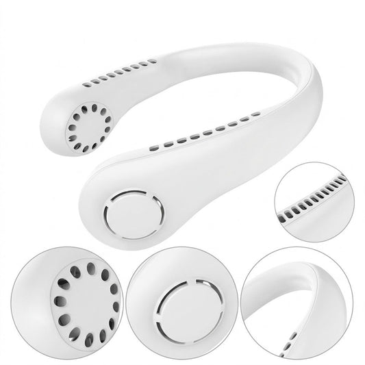 Royal Ultra-Cool Vaneless Neck Fan — 360° Silent Cooling